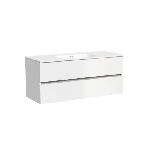 Тумба под раковину Sancos Urban UR120-1W 119х45х55 подвесная цвет белый